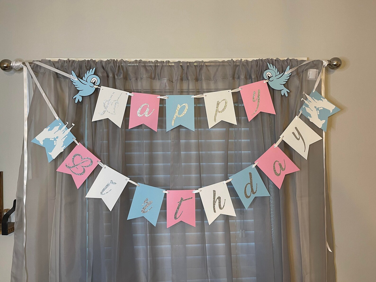 Cinderella Princess Party Banner – Magical Castle Decor For Your Little Princess