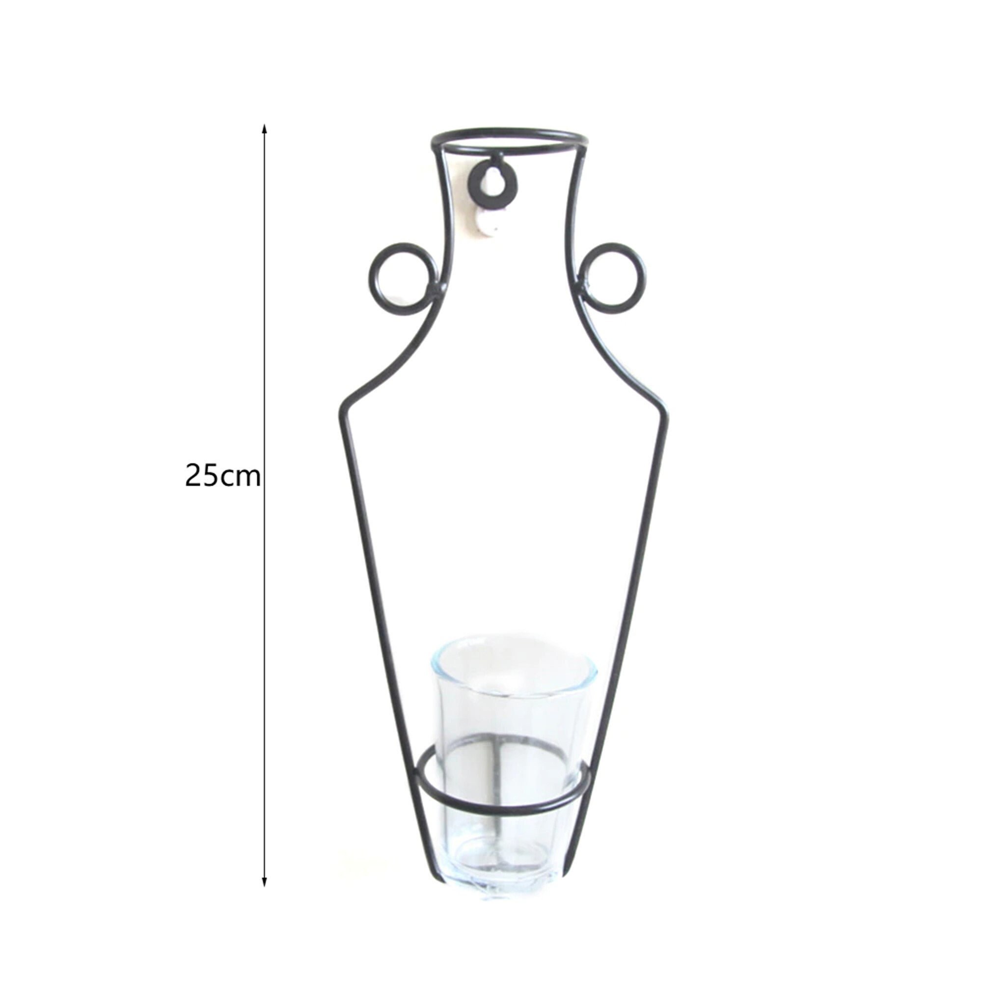 Frame Vase Wall Hanging Plant Dried Flower Racks Bottle Etsy