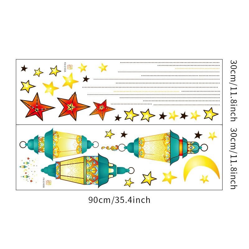 Pegatinas de pared de la luna decoración estrella bricolaje | Etsy