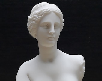 GODDESS APHRODITE VENUS Bust Head Greek Statue Sculpture 256637117174