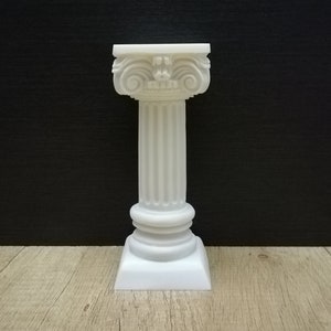 Ionic Column Ancient Greek Architecture 22.5cm-8.86in Home Decor Marble & Cast Alabaster Handmade Statue
