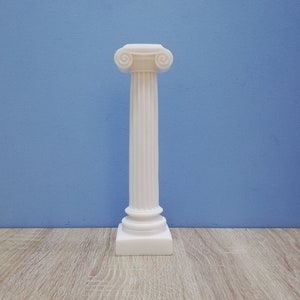 Ionische Säule Antike Griechische Architektur 22.5cm-8.86in Wohnkultur Parthenon Säulen Griechische Kunst Marmor & Alabaster Handgefertigte Statue
