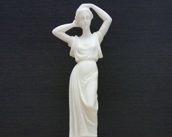 古代ギリシャの女性コレの小さな彫像彫刻 - Etsy 日本
