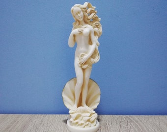 Vénus Naissance de la déesse Aphrodite 21 cm-8,26 po. Statue de déesse grecque romaine en marbre et albâtre moulé fait main