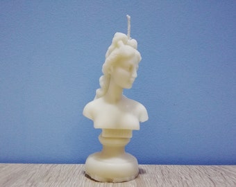 Aphrodite Greek Goddess of Beauty and Love 12cm-4.72in 100% Soy Wax Made In Greece Soy Wax Sculpture Candle