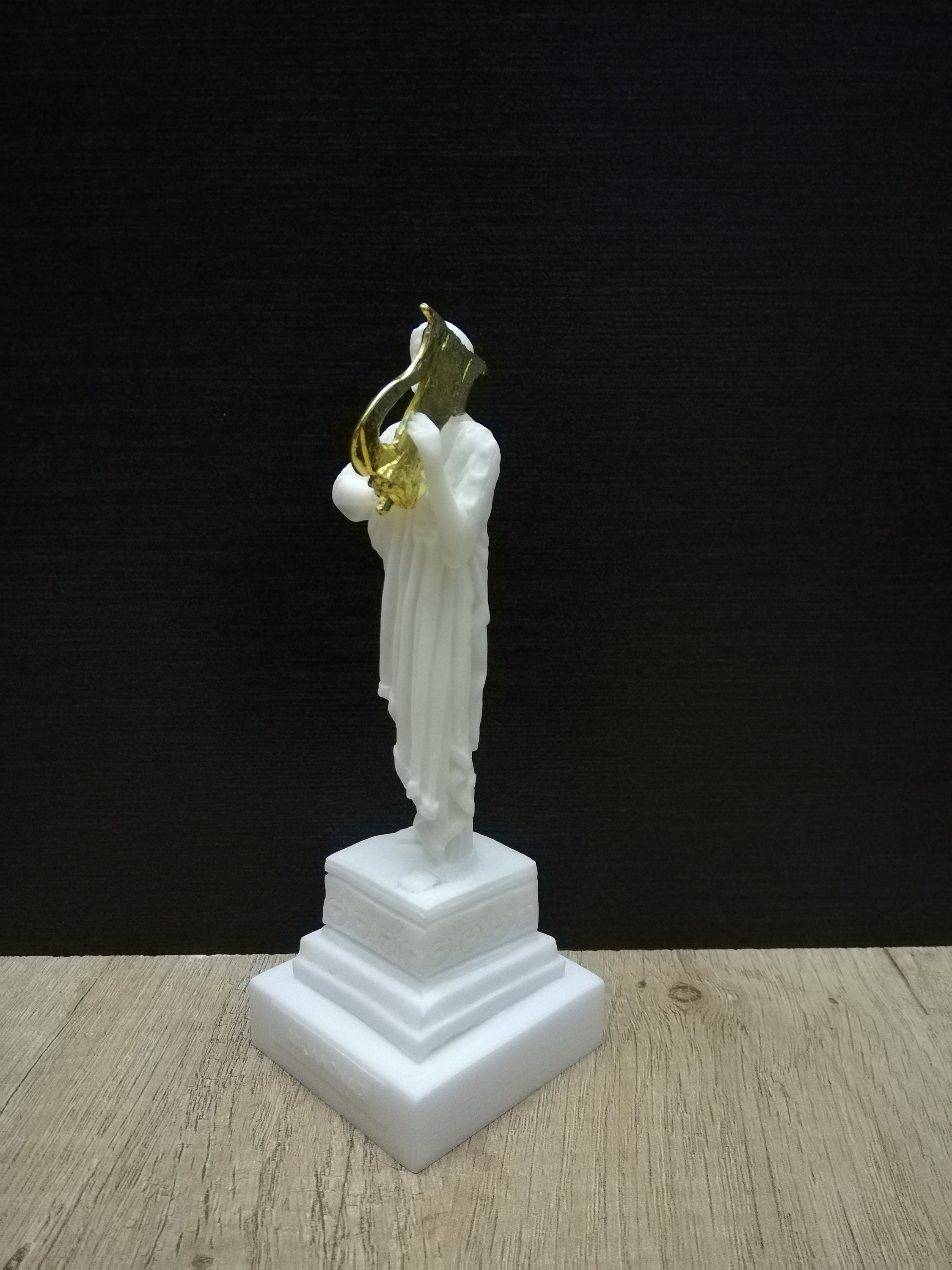 Handmade Apollo Alabaster Statue, Greek God of Music (16cm) - Etsy
