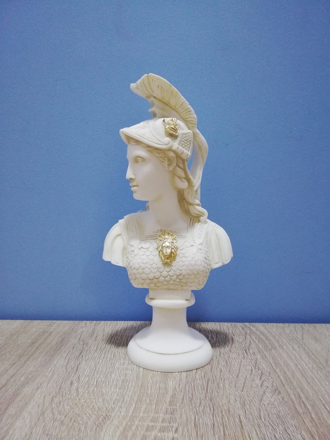Athena Pallas Bust Head Ancient Greek Roman Goddess of Wisdom Minerva