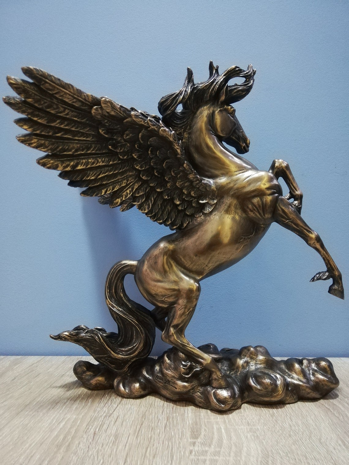 large pegasus statue
