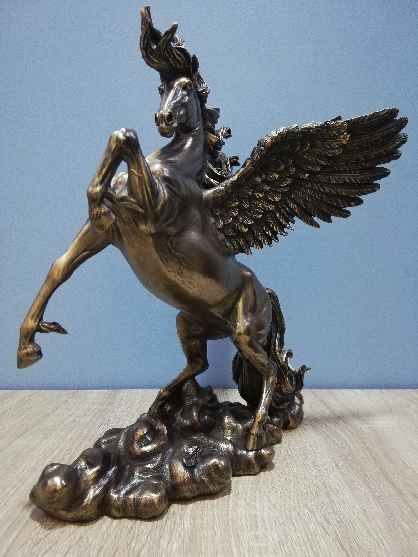 large pegasus statue