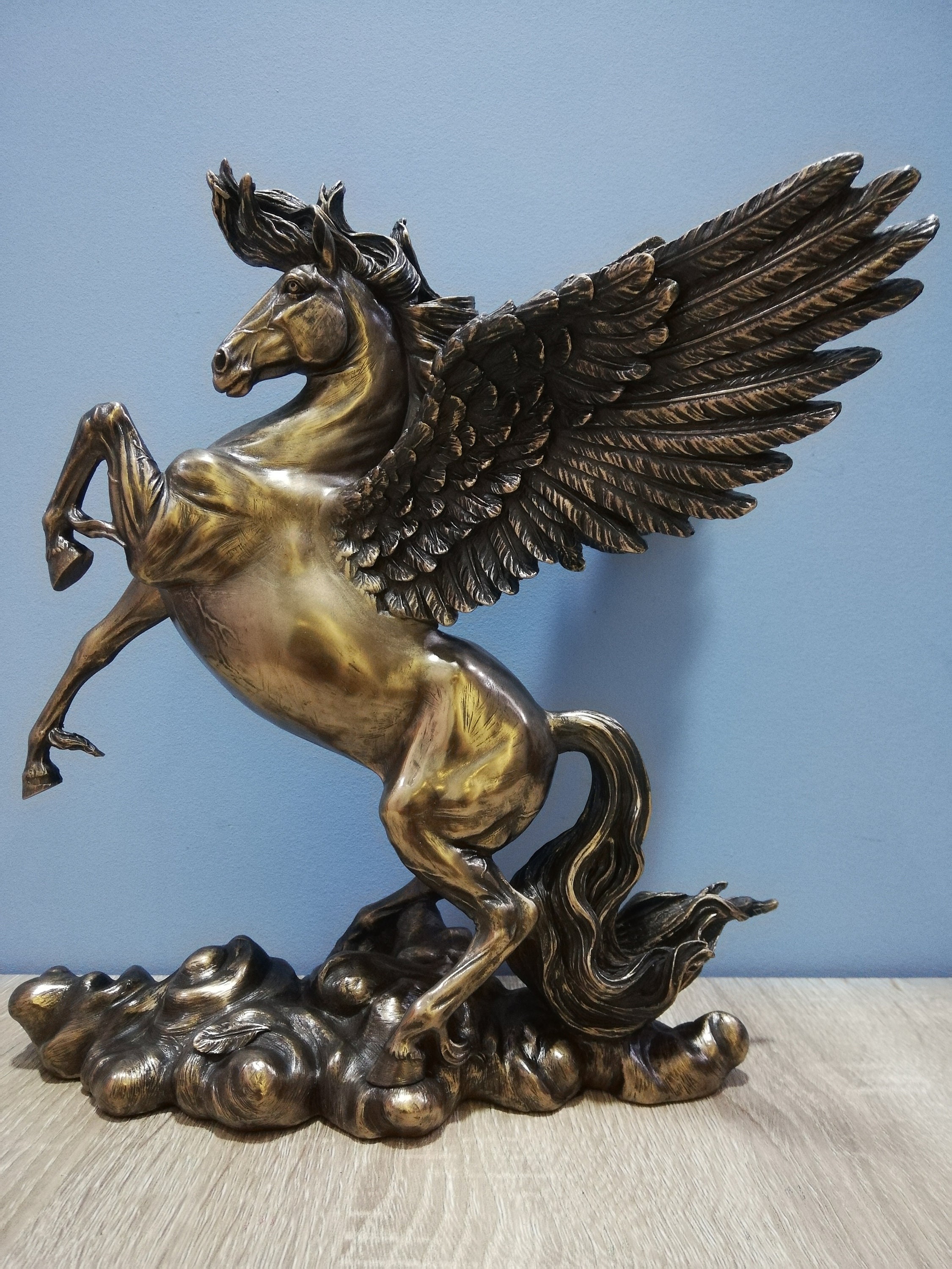 large pegasus statue
