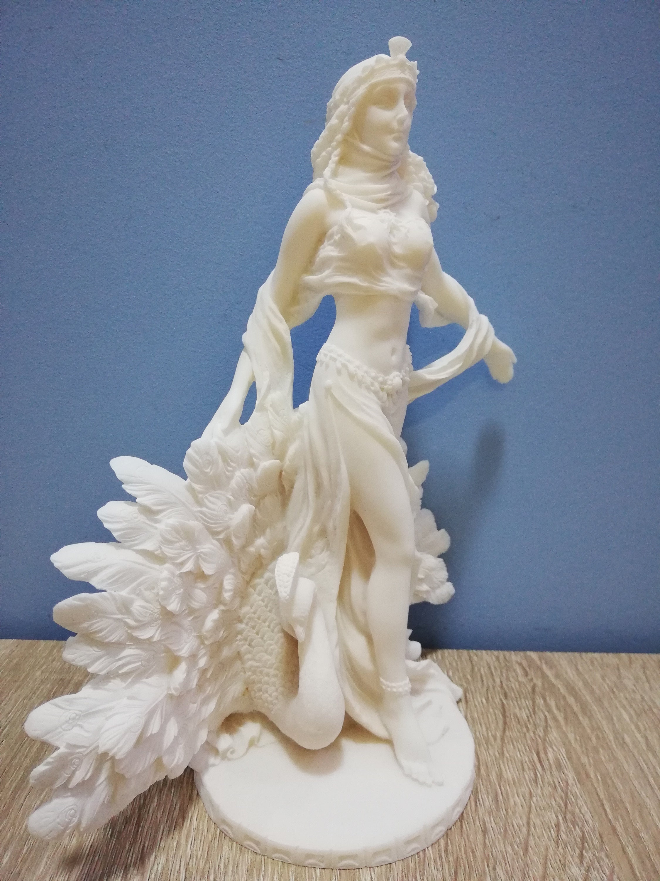 ヘラ ギリシャ ローマの結婚と家族の女神 25.5 cm - 10.03 インチ 白い