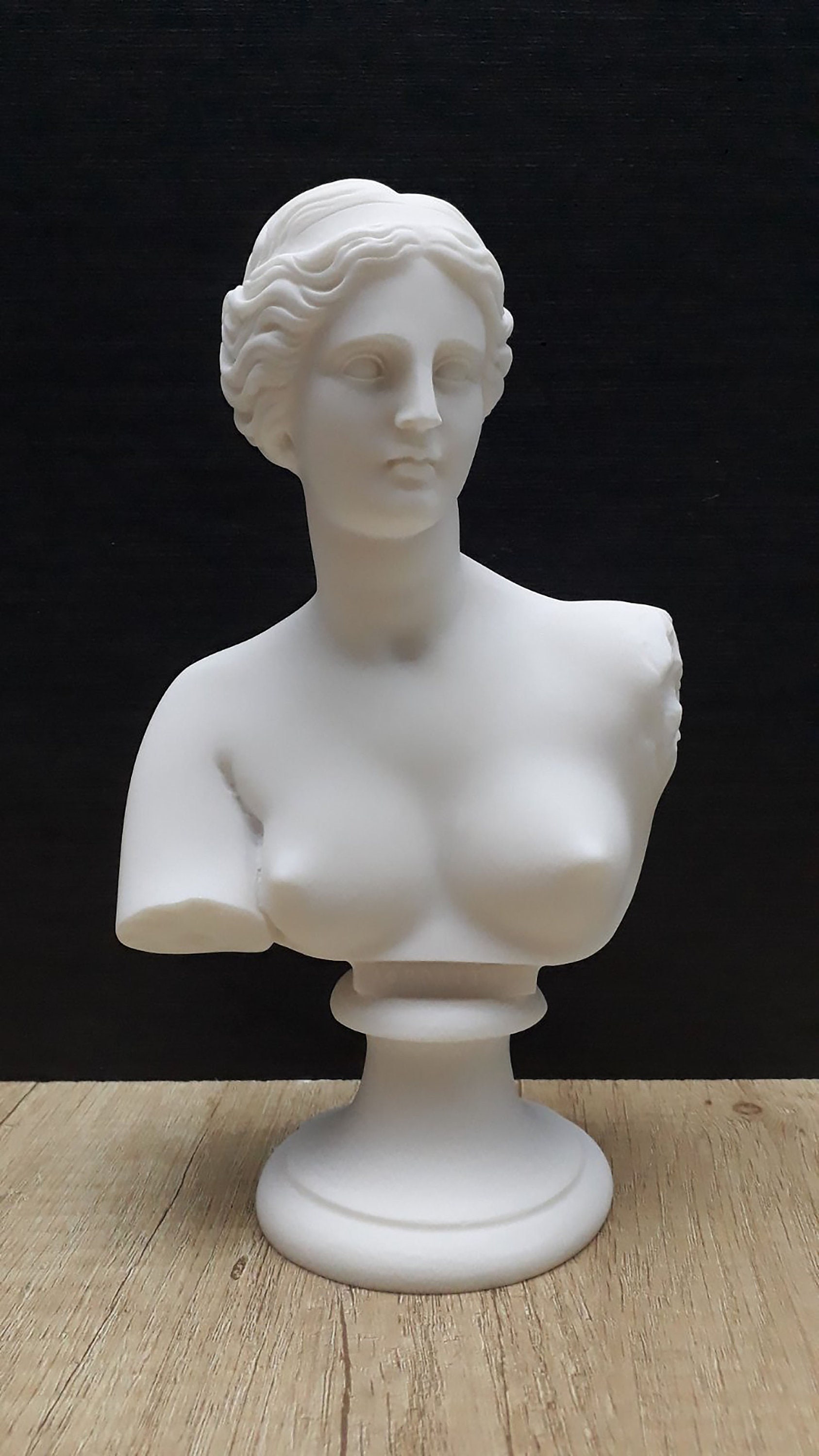 ミロのヴィーナス胸像 – 手作りアラバスターと大理石の彫刻 - Etsy 日本