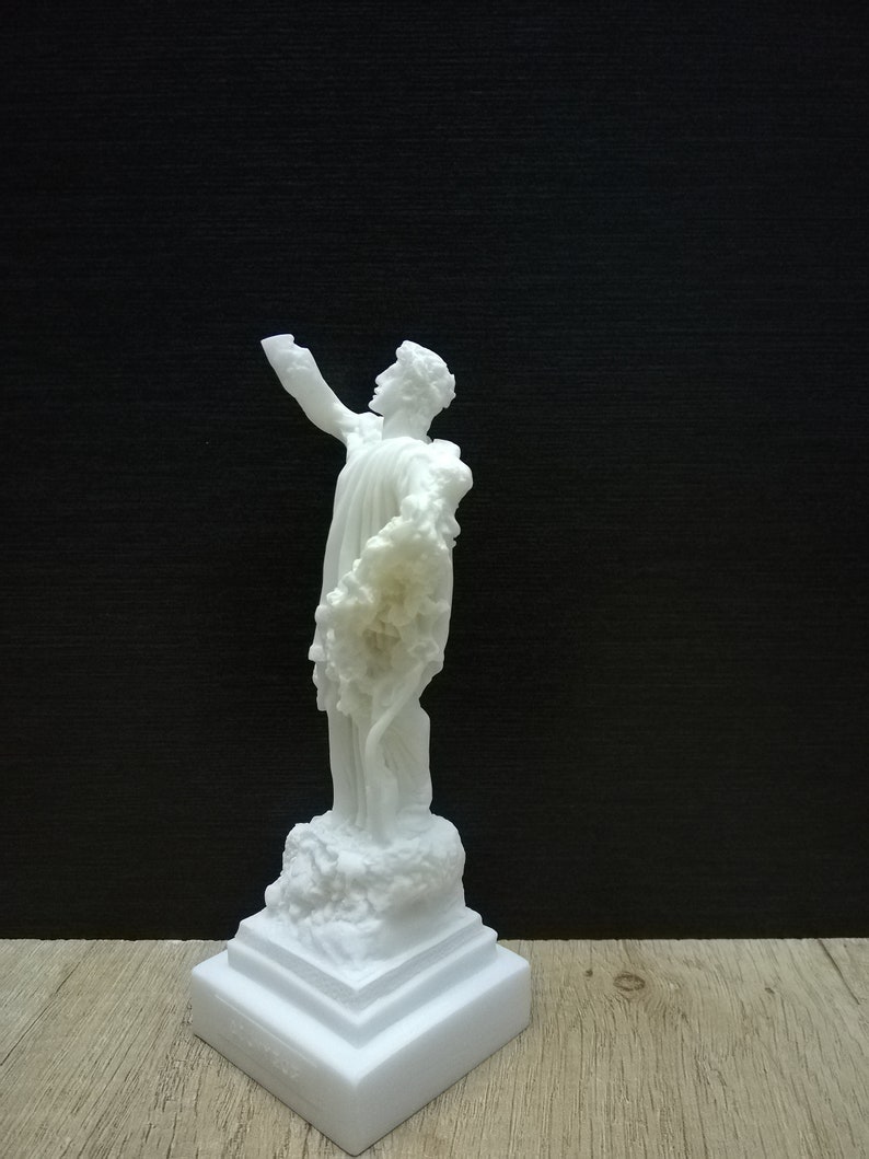 Dionysus Greek Roman God Of Grape-harvest and Wine 16.5cm-6.5in Greek Statues White Marble /& Alabaster Handmade Statue in Greece