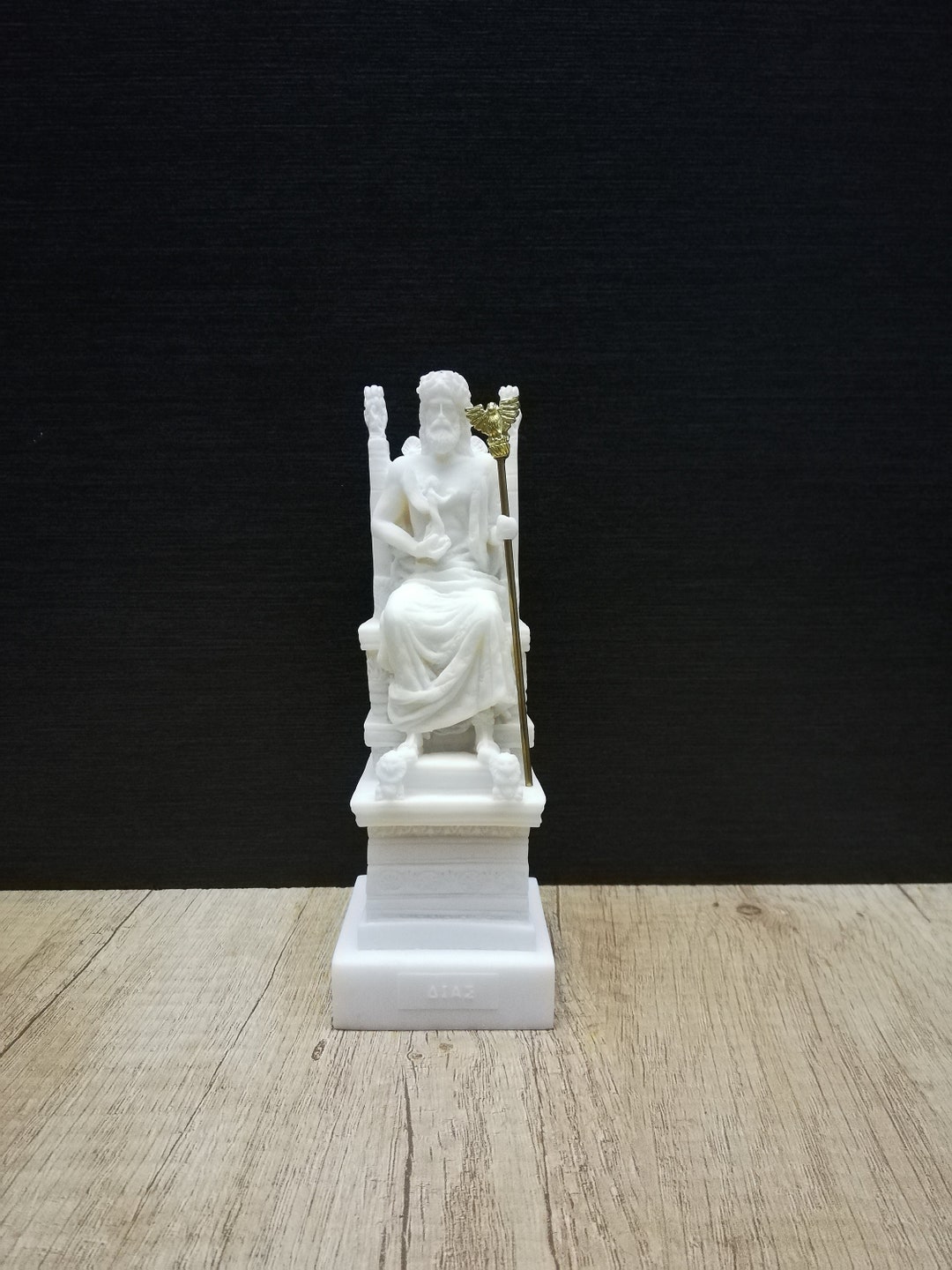 Zeus - Ancient Greek God- the King of the Gods 17cm - 6.7in White ...
