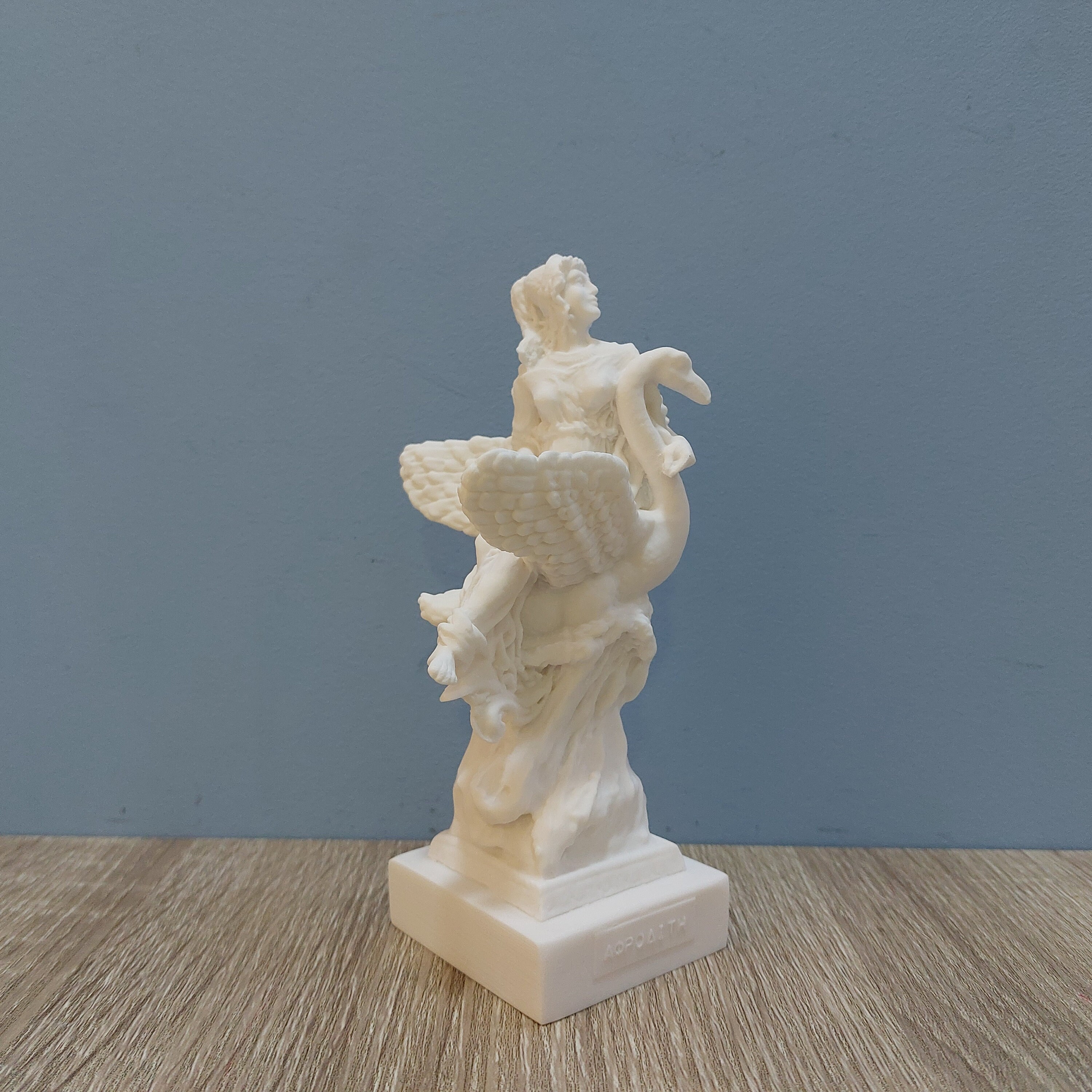 Aphrodite Statue, White Marble & Alabaster, Handmade Greek Goddess ...