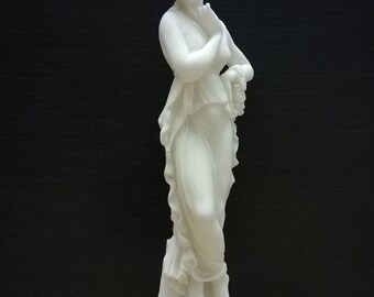 カノーヴァの踊り子像、白大理石とアラバスター、ギリシャ製（25 cm