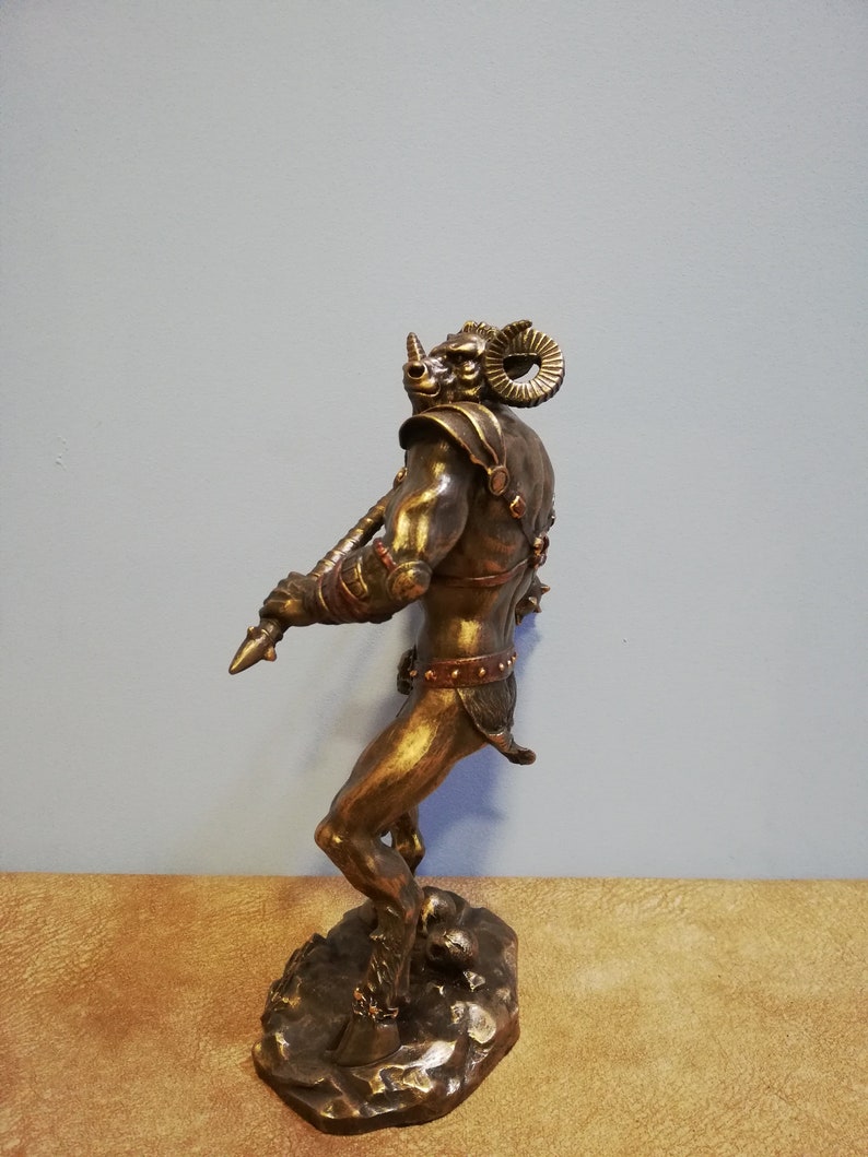 Minotaur Ancient Greek Statue Cretan Bull 21cm8.26in Handmade Etsy