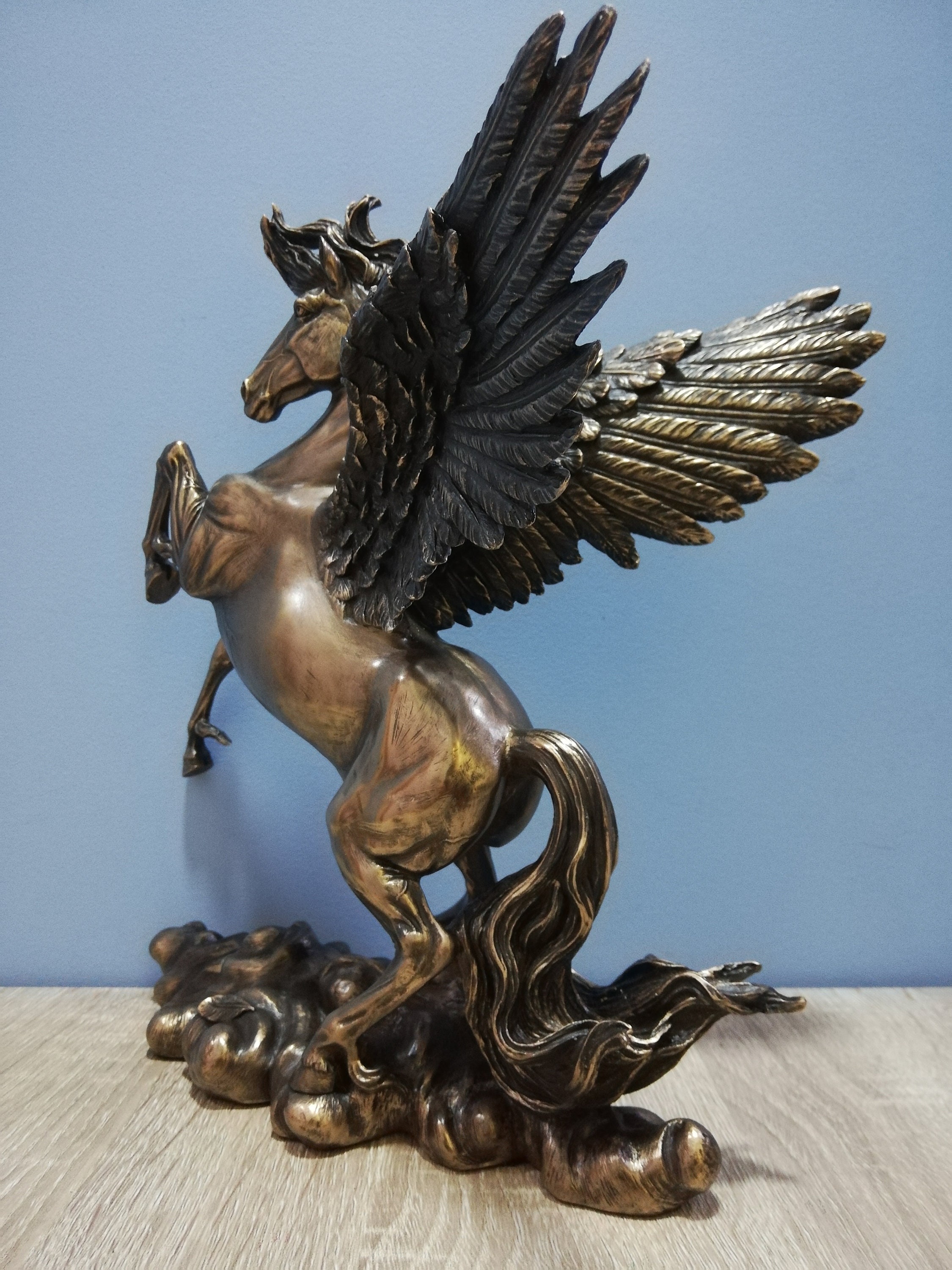 large pegasus statue