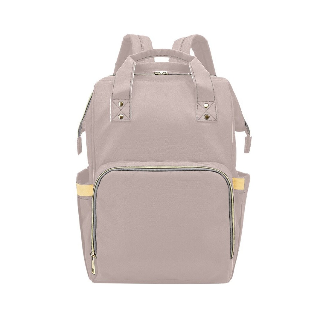 Wood Rose Diaper Change Backpack in Rose Gold Pink Girly Nappy Change Bag Baby Change Backpack