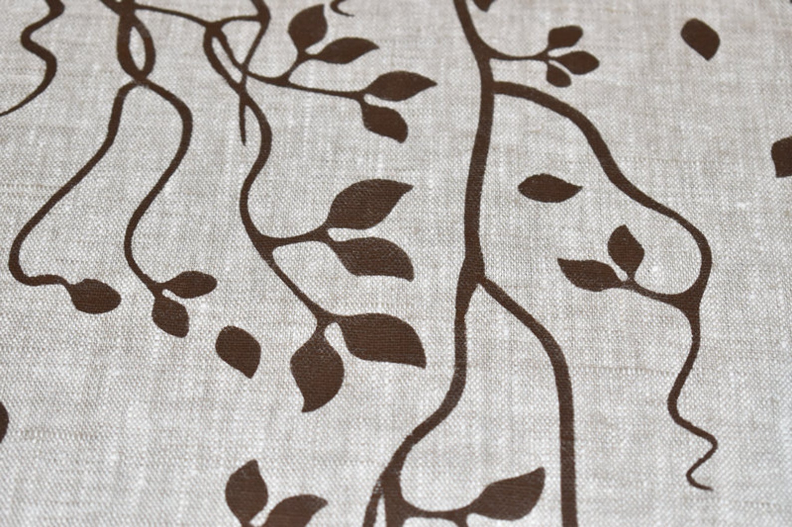 Linen Tablecloth Tree in the Wind. Handpainted Rectangular Etsy UK