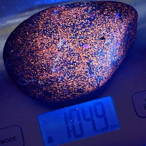 Yooperlite, yooperstone, emberlite, collectors piece fluorescent sodalite! Super bright, rare, unique, lake Superior, Upper Michigan, Yooper