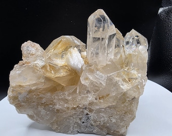 Adularia Inclusions in Quartz, Hamilton Hill, Jessieville, crystal collector dig