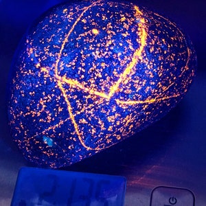 Yooperlite, yooperstone, emberlite, collectors piece fluorescent sodalite! Super bright, rare, unique, lake Superior, Upper Michigan, Yooper