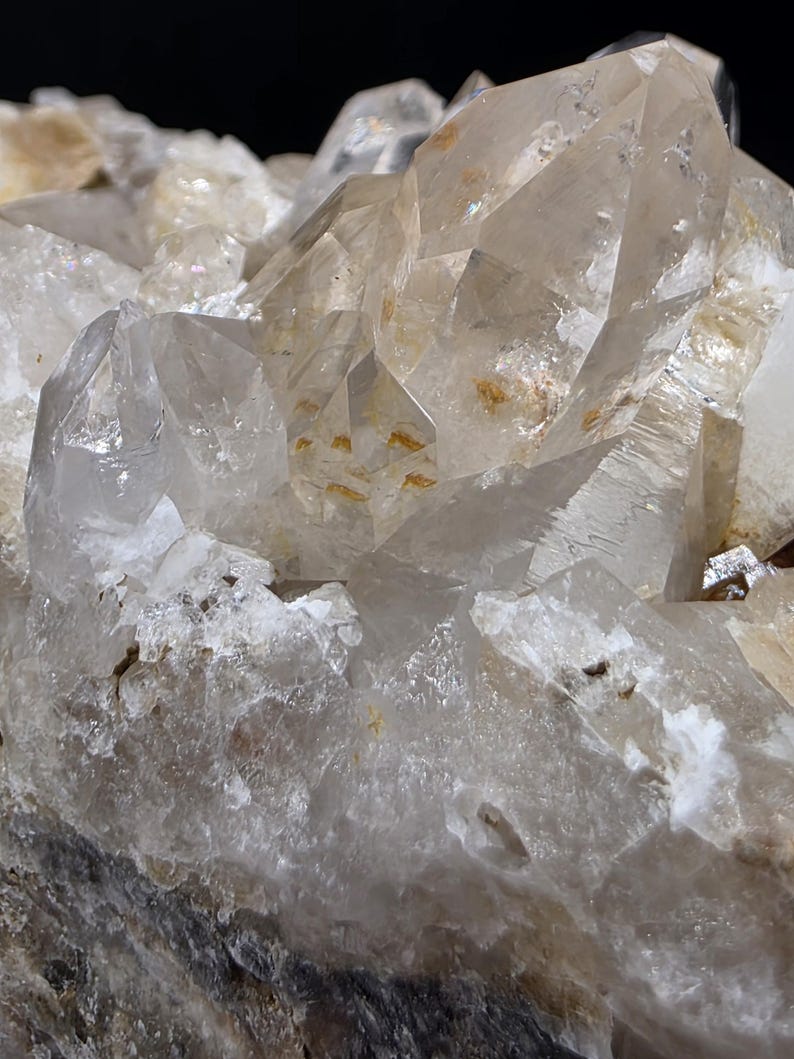 Adularia Inclusions in Quartz, Hamilton Hill, Jessieville, Crystal ...