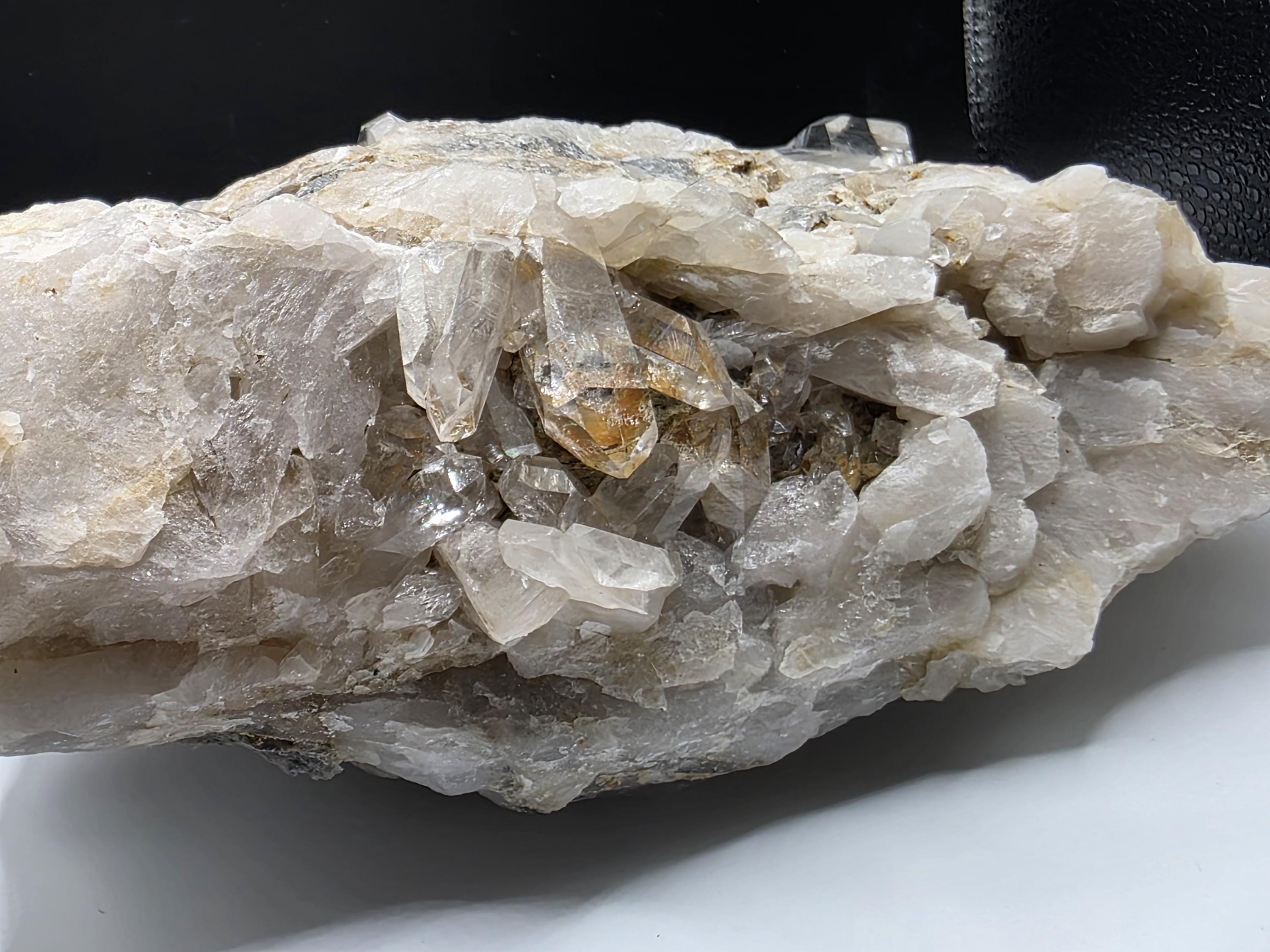 Adularia Inclusions in Quartz, Hamilton Hill, Jessieville, Crystal ...
