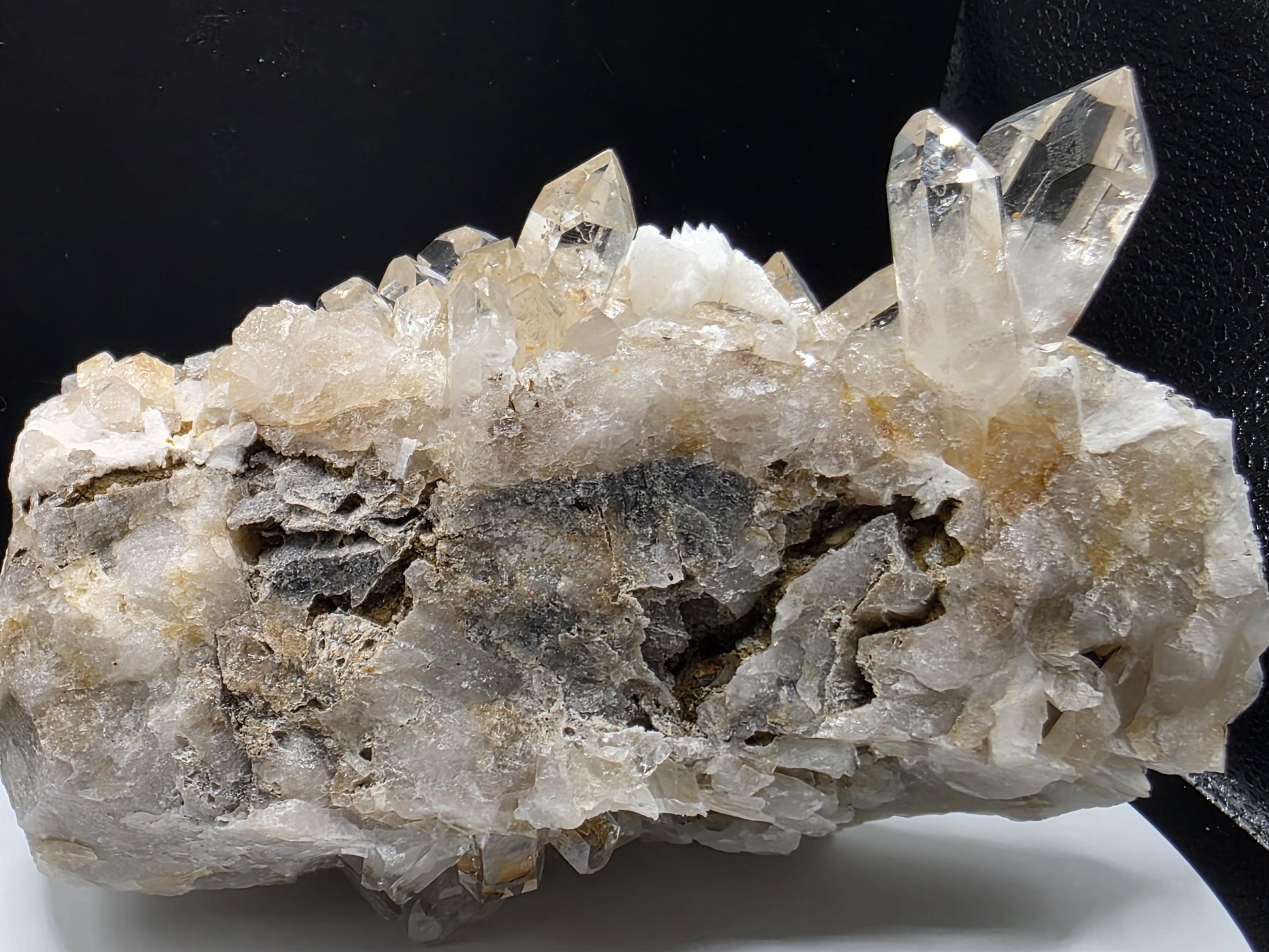 Adularia Inclusions in Quartz, Hamilton Hill, Jessieville, Crystal ...
