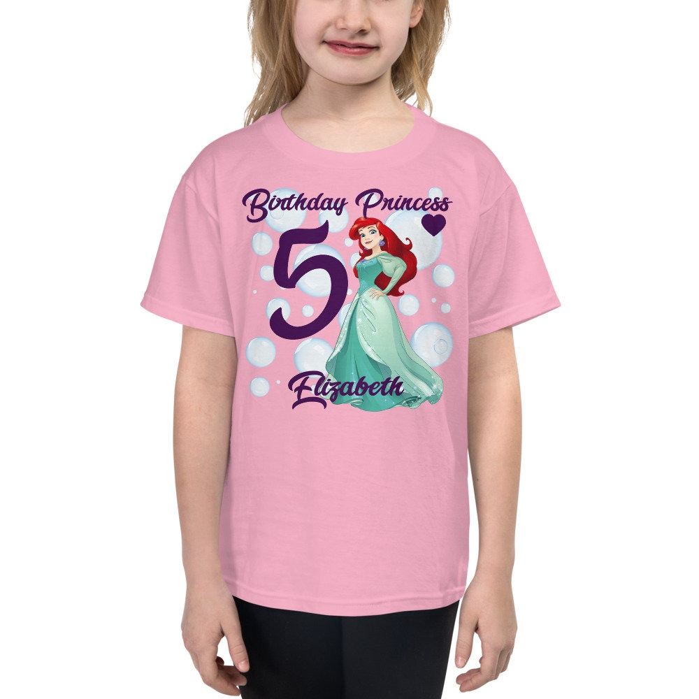 Little Mermaid Birthday Shirt Ariel Shirt the Little Mermaid Etsy Canada
