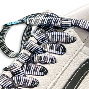 1 Pair of Keyboard Shoelaces 100% Recycled FLAT Premium Design Shoelaces in Adult and Child sizes