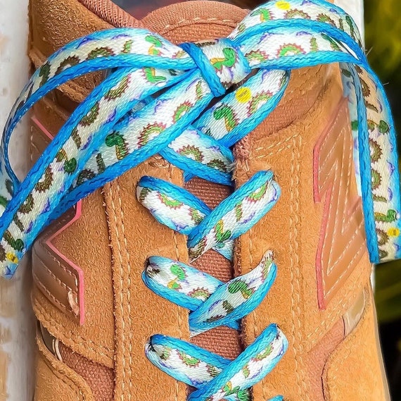 1 Pair of Sea Monster Shoelaces 100 Recycled FLAT Premium Designer Shoelaces in Adult and Child Sizes Etsy