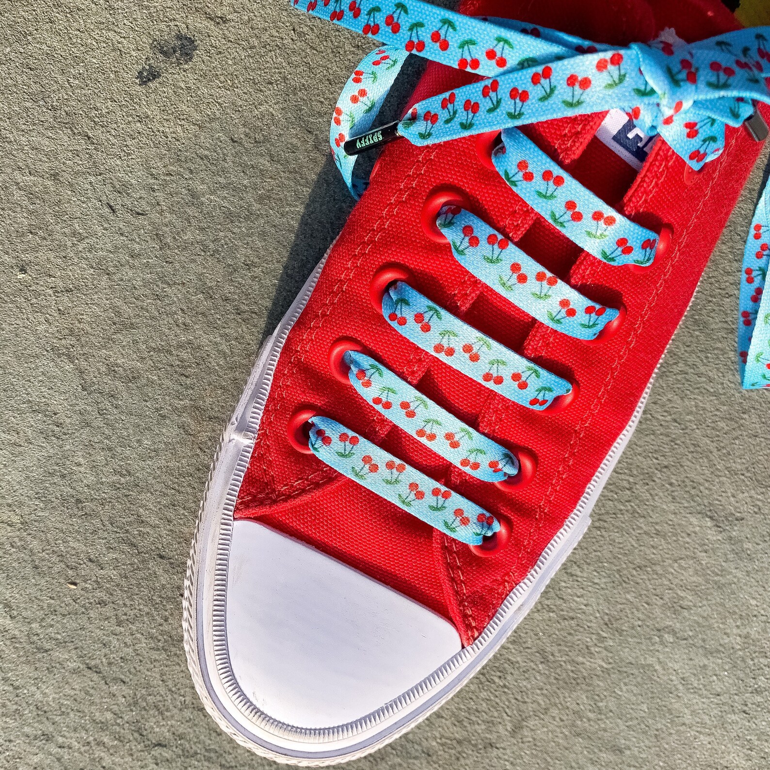 Cherry Shoelaces FLAT 100 Recycled Colorful Shoelaces in Etsy