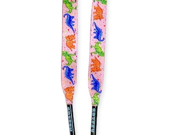Dinosaur Hoodie String Pink 10mm Flat 100% Recycled Replacement Drawstring for Sweatshirts and Belts