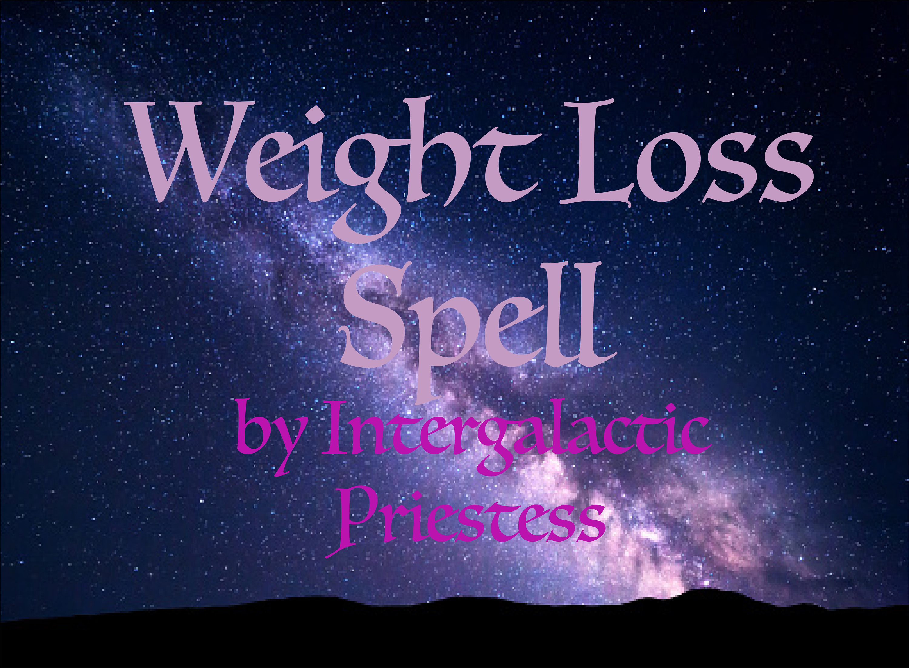 Weight Loss Spell by Intergalactic Priestess Lose Weight Etsy