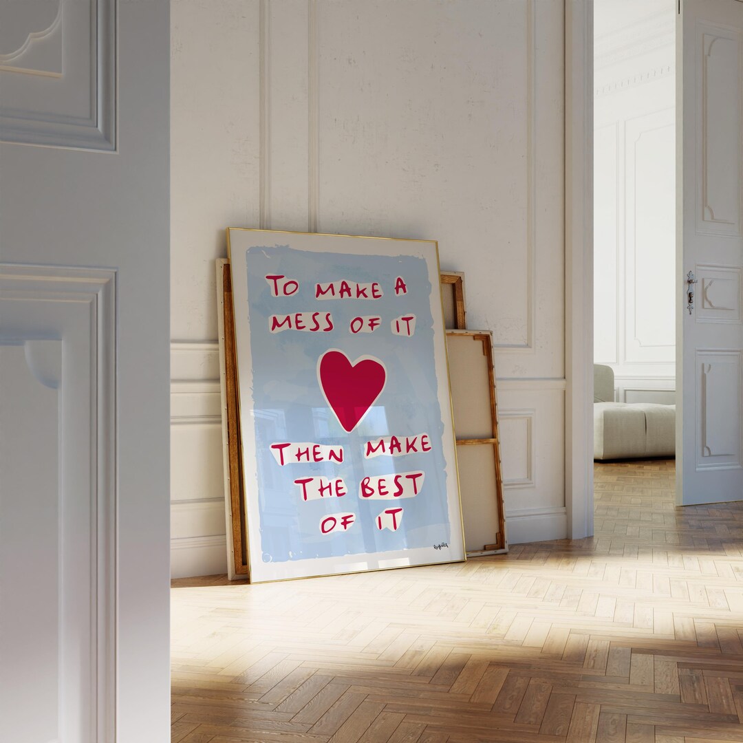 Olivia Dean Print mess Olivia Dean Wall Art Dorm Wall Art 