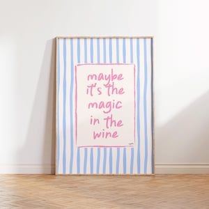 Dive - Magic In The Wine - Olivia Dean [DIGITAL PRINT] | Olivia Dean Lyrics Print, Aesthetic Wall Art, Pastel Art Print, Printable Poster