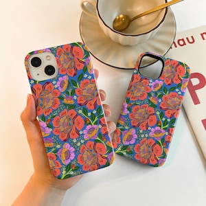 Charm Flower Phone 15/7/12/13 Mini coque fleur iPhone 14 13 12 11 Pro coque 15 Plus coque iPhone iPhone 15 14 12 11 Pro XR XS SE