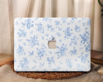 Vintage Blue Disty Pattern MacBook Case for MacBook Pro 16 14 15 MacBook Air 15 13 MacBook Retina 15 13 12 Laptop Sleeves 2026