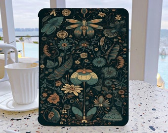 Étui pour iPad Air 4/5, iPad 9/10, Mini 6/5/4/3/2, coque à fleurs sauvages, pour iPad 10.9 pouces, 12.9, avec porte-crayon, iPad 2022, 2021, 2020