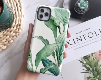Tropic iPhone 12 Mini Case Leaves iPhone 11 Pro Case Palms iPhone XS Max Case Silicone iPhone 8 Plus Case iPhone XR Case TPU iPhone X Case