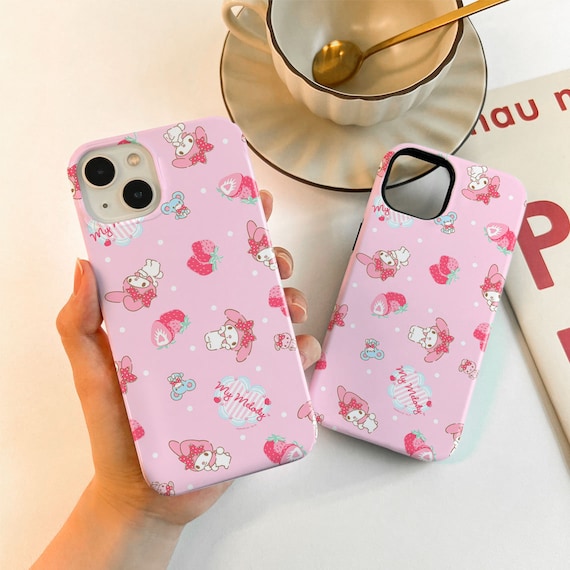 Iphone 14 Case Pink Cute Hello Kitty Phone Case for New Iphone Etsy