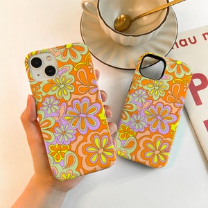 iPhone 15 14 Case Retro Fashion Floral Phone Case for New iPhone 13 12 Pro Max Case 13 12 11 Pro Case  iPhone SE X XR XS Max 7 8 Plus Cover
