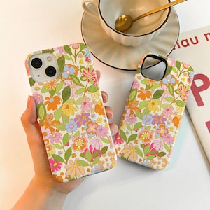 Yellow Flowers Case For iPhone 15 14 13 12 11, iPhone 14 13 12 11 Pro Max Matte Case 15 Plus Case, iPhone 7/8/12/13 Mini Case XR XS SE Case