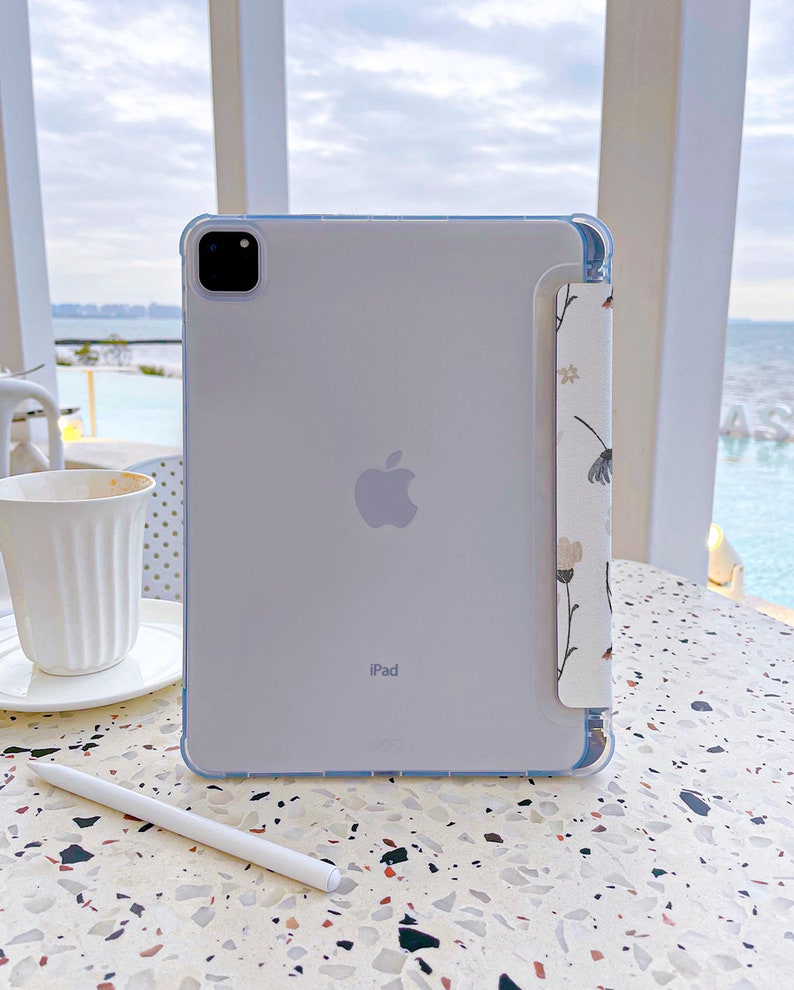 White Wildflower Pattern Ipad Case 7th Generation Ipad Case Etsy