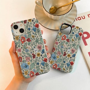 Grüne Blumen Hülle Für iPhone 15 14 13 12 11, iPhone 14 13 12 11 Pro Max Matte Case 14 Plus Case, iPhone 7/8/12/13 Mini Hülle XR XS SE Hülle