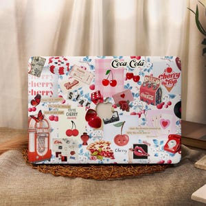 Coca-Cola Spliced Pictures MacBook Case for MacBook Pro 16 15 Air 15 14 13 11 MacBook Retina 15 13 12 Apple Laptop Sleeves 2023 2024 Cover