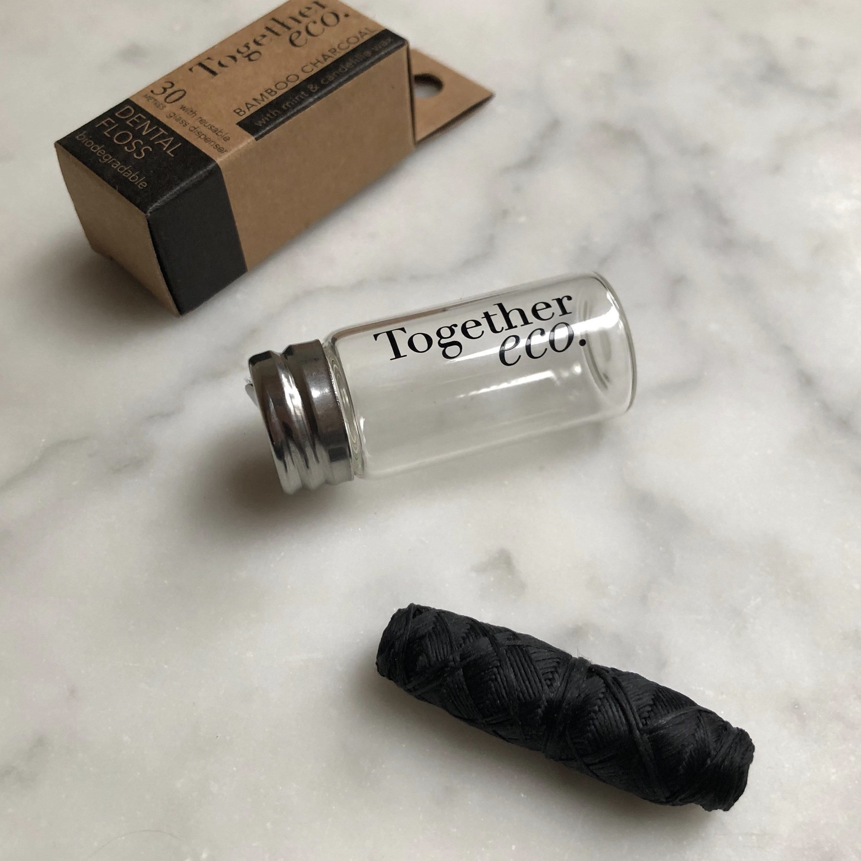 Sustainable Bamboo Charcoal Dental Floss 30 Metres Etsy UK