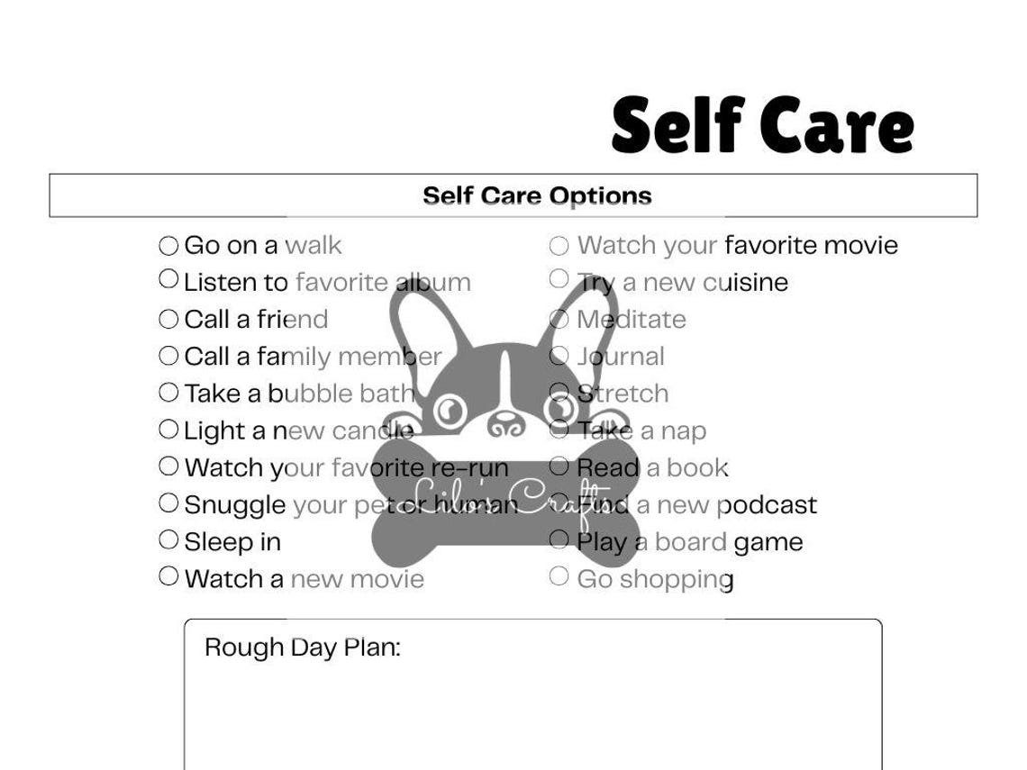 Photo inspiration: Self Care Checklist Printable Daily Wellness Routine Tracker Photo Inspiration